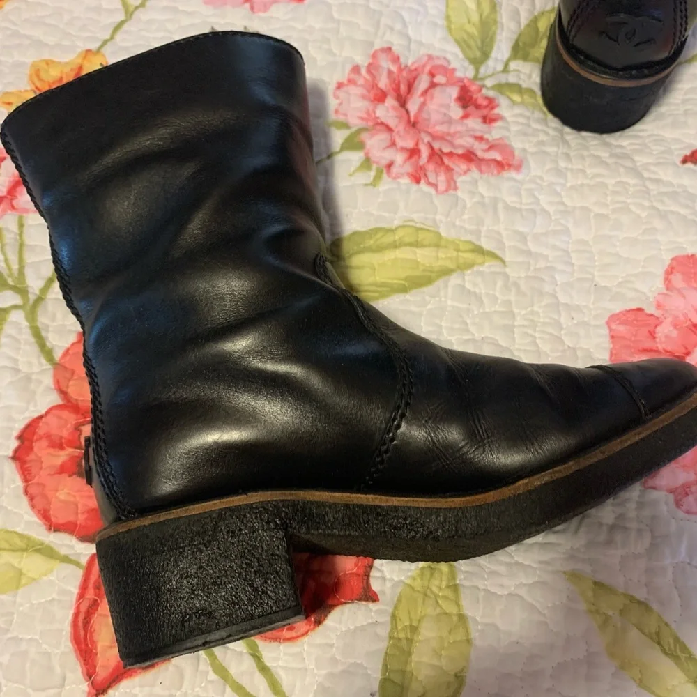 Chanel Leather Boots - Picture 4 of 14